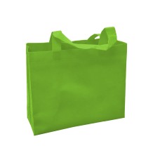 不織布環保袋/橫式不織布手提袋/雙面印刷(綠色)(500個)