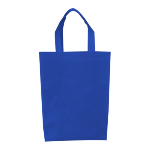 直式不織布環保手提袋(寶藍色)