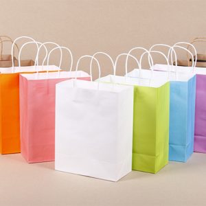 彩色手提紙袋 A2菊對開-150磅特級雙銅紙+單面亮膜